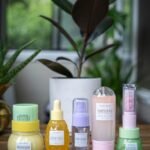 Affordable skincare bottles lined up, illustrating budget skin care products compared