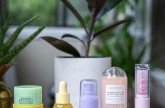 Affordable skincare bottles lined up, illustrating budget skin care products compared